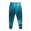 Ocean Underwater Print Jogger Pants