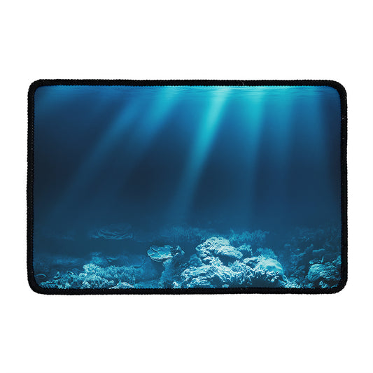 Ocean Underwater Print Kitchen Mat