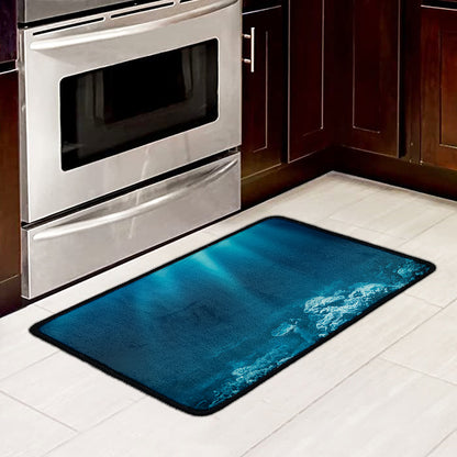 Ocean Underwater Print Kitchen Mat