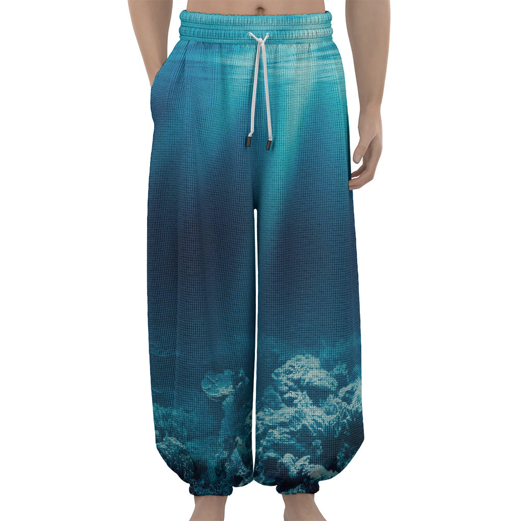 Ocean Underwater Print Lantern Pants