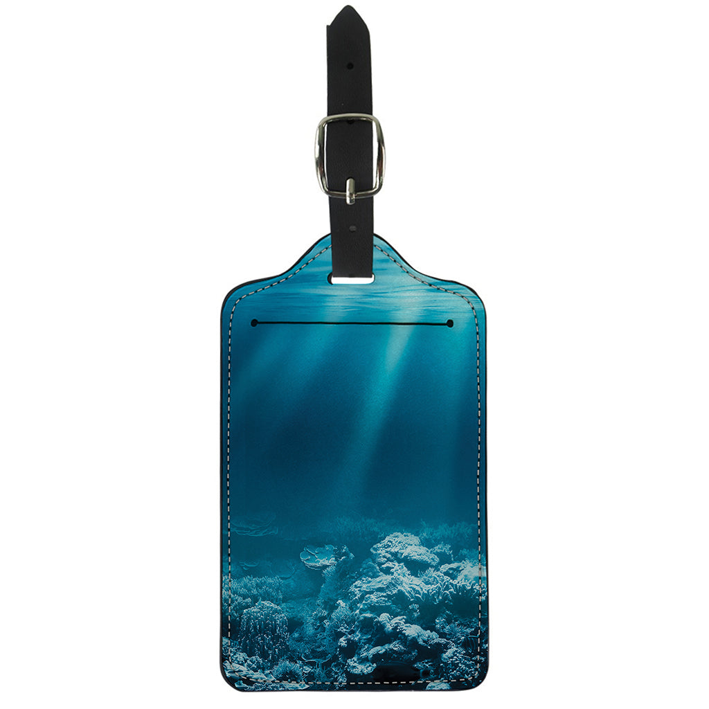 Ocean Underwater Print Luggage Tag