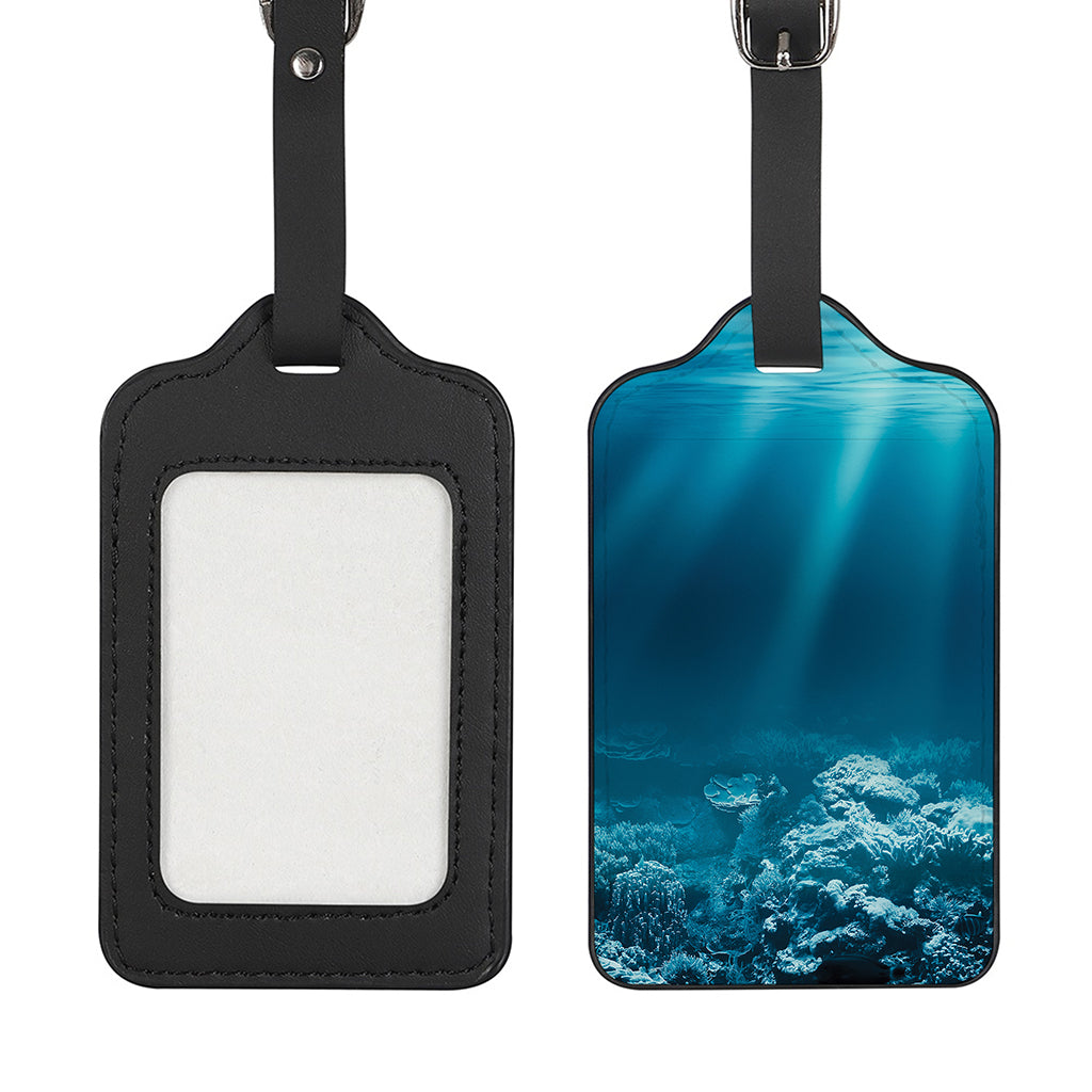 Ocean Underwater Print Luggage Tag