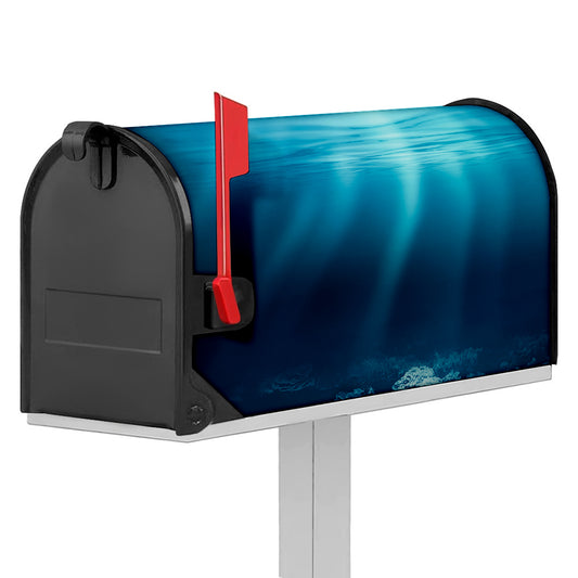 Ocean Underwater Print Mailbox Cover