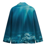 Ocean Underwater Print Men's Blazer