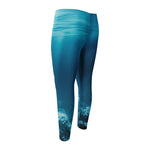 Ocean Underwater Print Men's Compression Pants