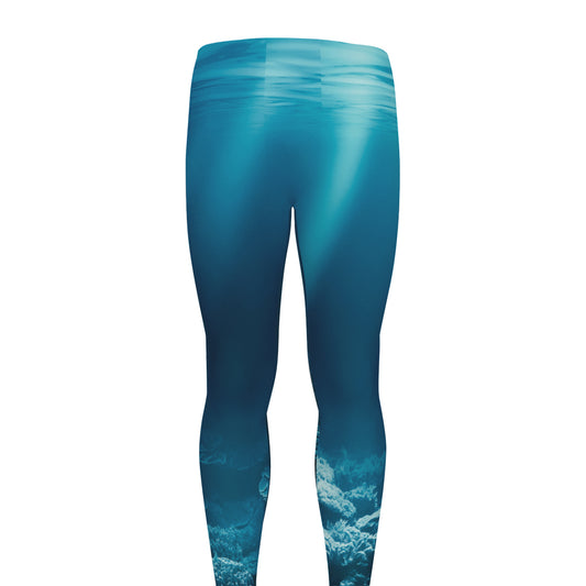 Ocean Underwater Print Men's leggings