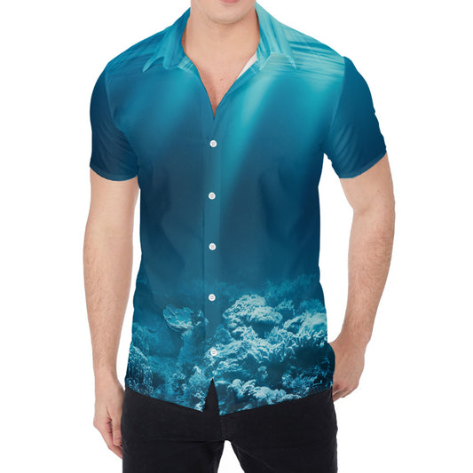 Ocean Underwater Print Men's Shirt