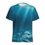 Ocean Underwater Print Men's Sports T-Shirt