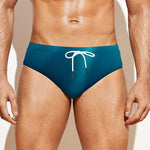 Ocean Underwater Print Men's Swim Briefs