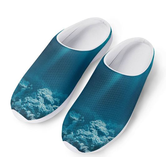 Ocean Underwater Print Mesh Casual Shoes