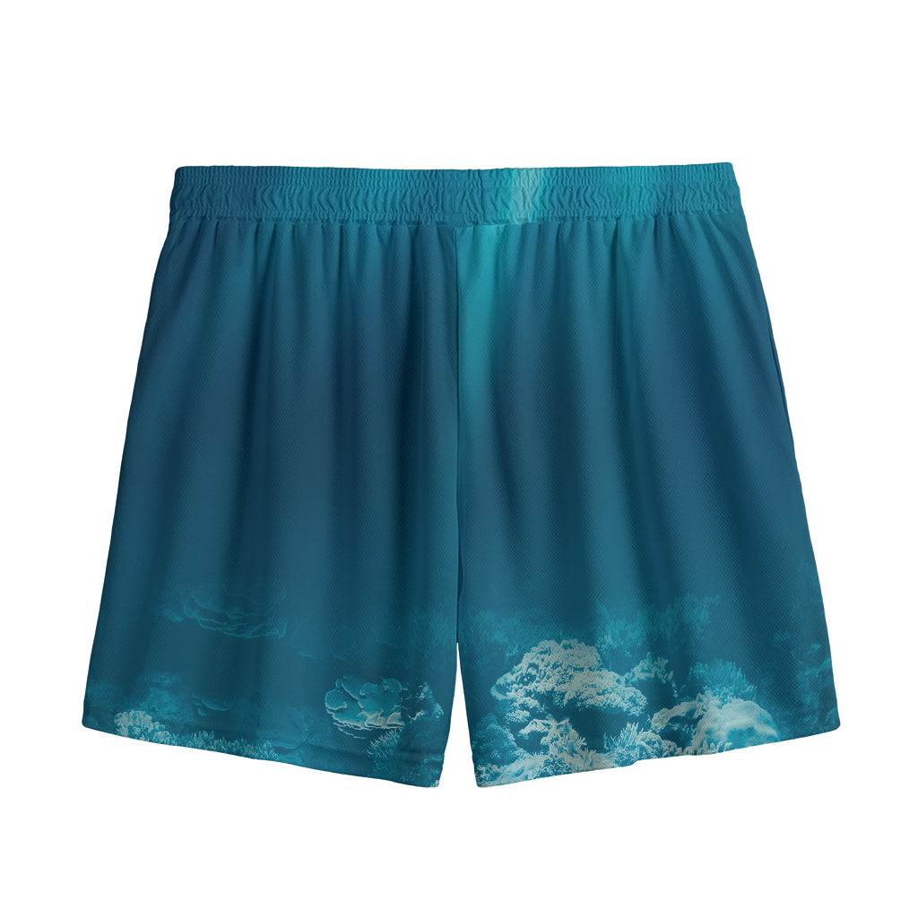 Ocean Underwater Print Mesh Shorts