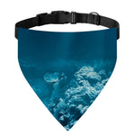 Ocean Underwater Print Over The Collar Dog Bandana