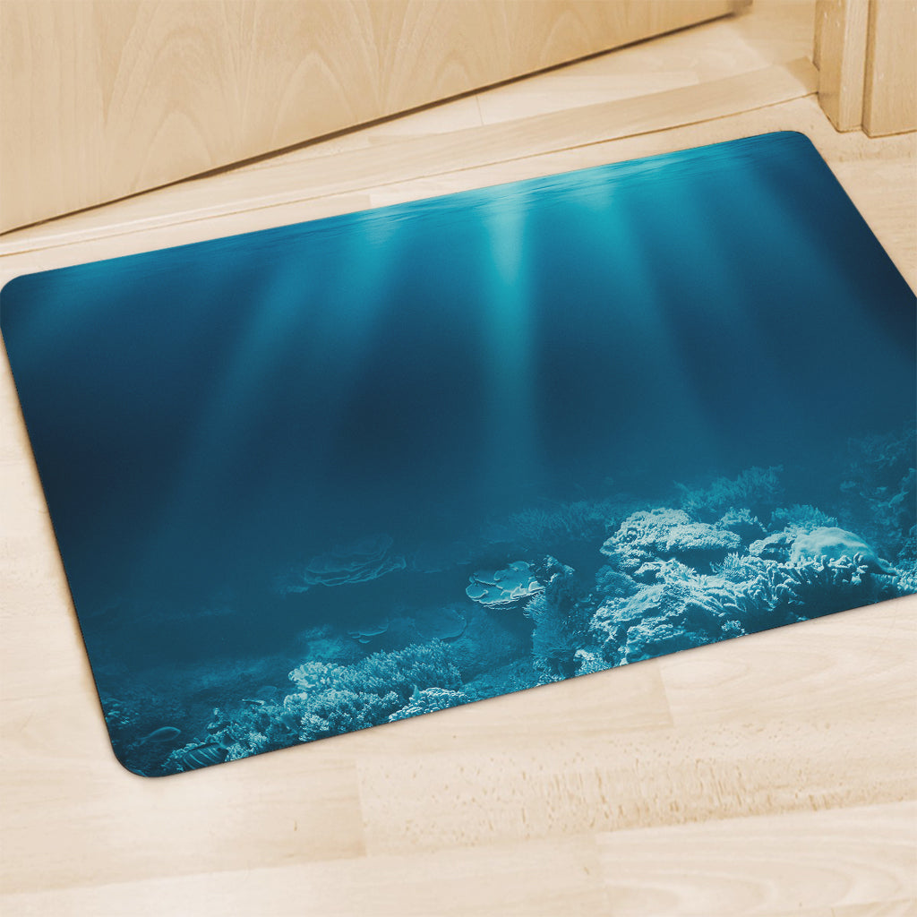 Ocean Underwater Print Polyester Doormat