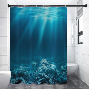 Ocean Underwater Print Premium Shower Curtain