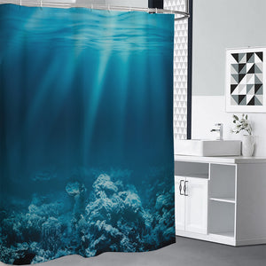 Ocean Underwater Print Premium Shower Curtain