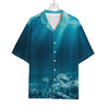 Ocean Underwater Print Rayon Hawaiian Shirt