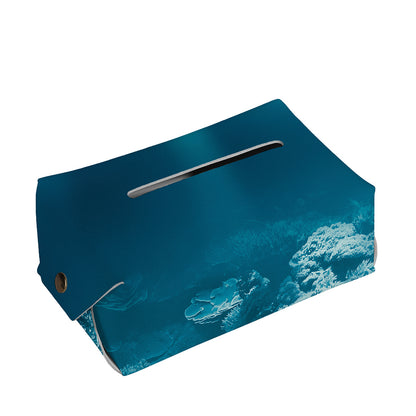 Ocean Underwater Print Rectangle Tissue Box Cover