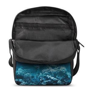 Ocean Underwater Print Rectangular Crossbody Bag