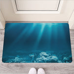 Ocean Underwater Print Rubber Doormat