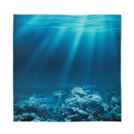 Ocean Underwater Print Silk Bandana