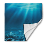 Ocean Underwater Print Silk Bandana