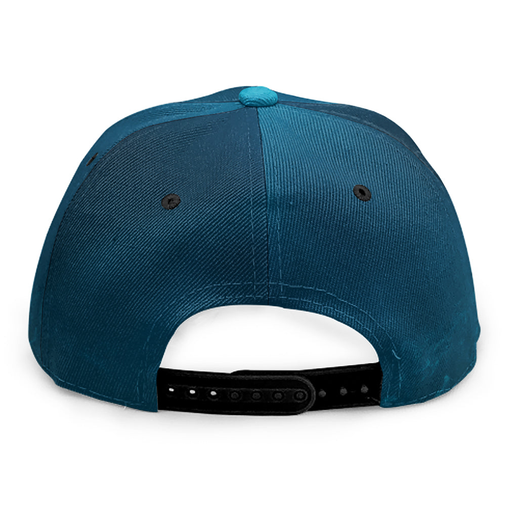 Ocean Underwater Print Snapback Cap