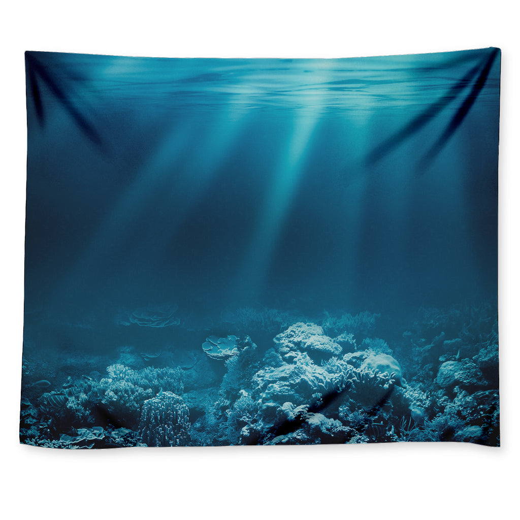 Ocean Underwater Print Tapestry