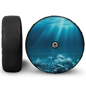 Ocean Underwater Print Tire Cover With Camera Hole