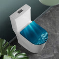 Ocean Underwater Print Toilet Lid Cover