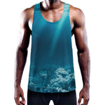 Ocean Underwater Print Training Tank Top