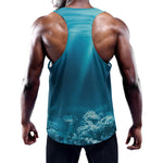 Ocean Underwater Print Training Tank Top