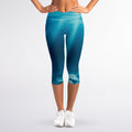Ocean Underwater Print Women's Capri Leggings