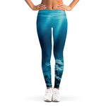 Ocean Underwater Print Women's Leggings