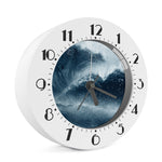 Ocean Wave Print Alarm Clock