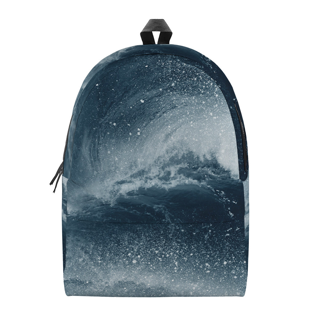 Ocean Wave Print Backpack