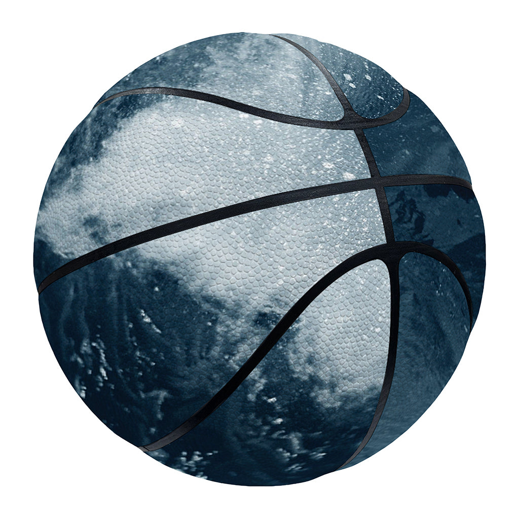Ocean Wave Print Basketball