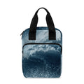 Ocean Wave Print Bible Tote Bag