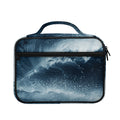 Ocean Wave Print Briefcase Bible Bag