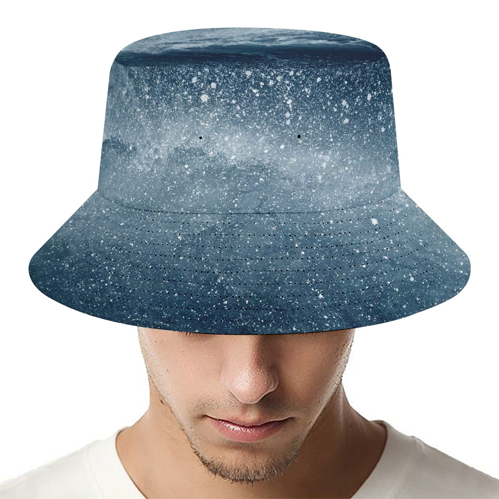 Ocean Wave Print Bucket Hat