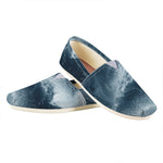 Ocean Wave Print Casual Shoes