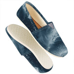 Ocean Wave Print Casual Shoes