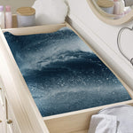 Ocean Wave Print Changing Pad Cover