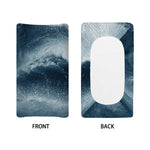 Ocean Wave Print Changing Pad Cover