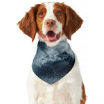 Ocean Wave Print Dog Bandana