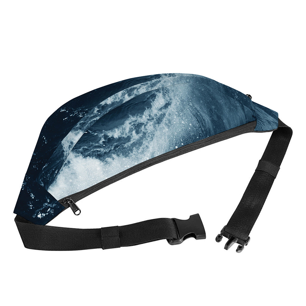 Ocean Wave Print Fanny Pack