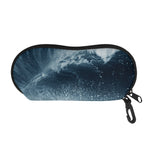 Ocean Wave Print Glasses Case