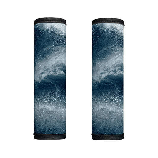 Ocean Wave Print Handle Covers