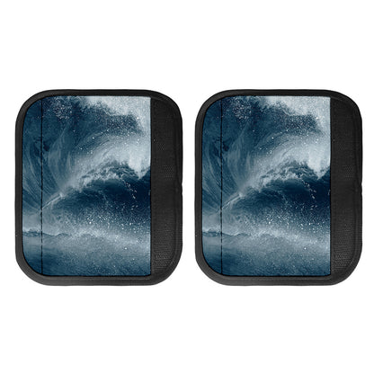 Ocean Wave Print Handle Covers