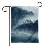 Ocean Wave Print House Flag