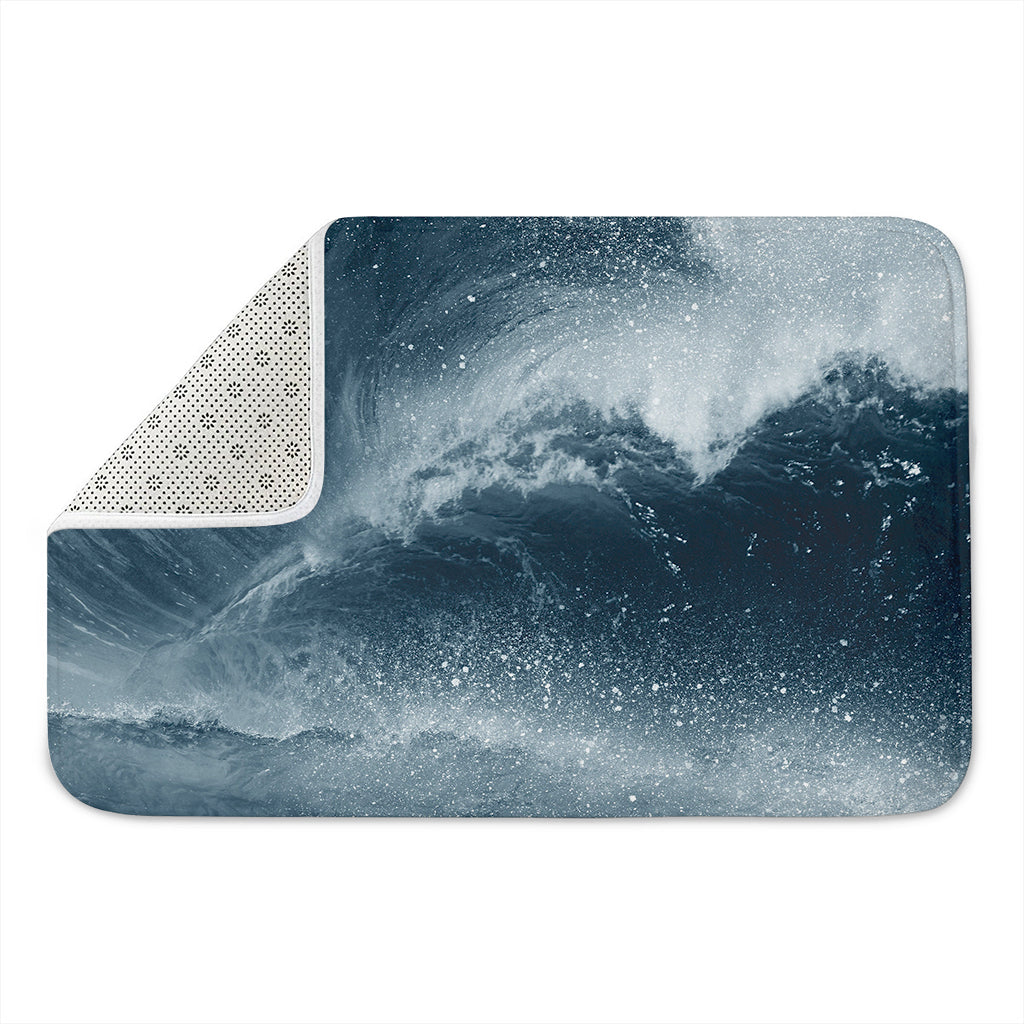 Ocean Wave Print Indoor Door Mat